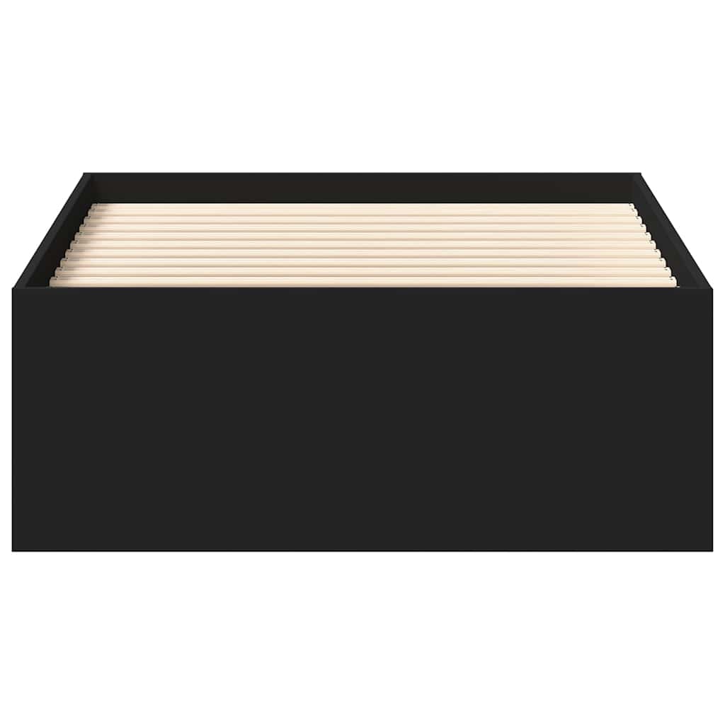 Bedframe zwart 90x200 cm is nu te koop bij PeponiXL, paradijselijk wonen!