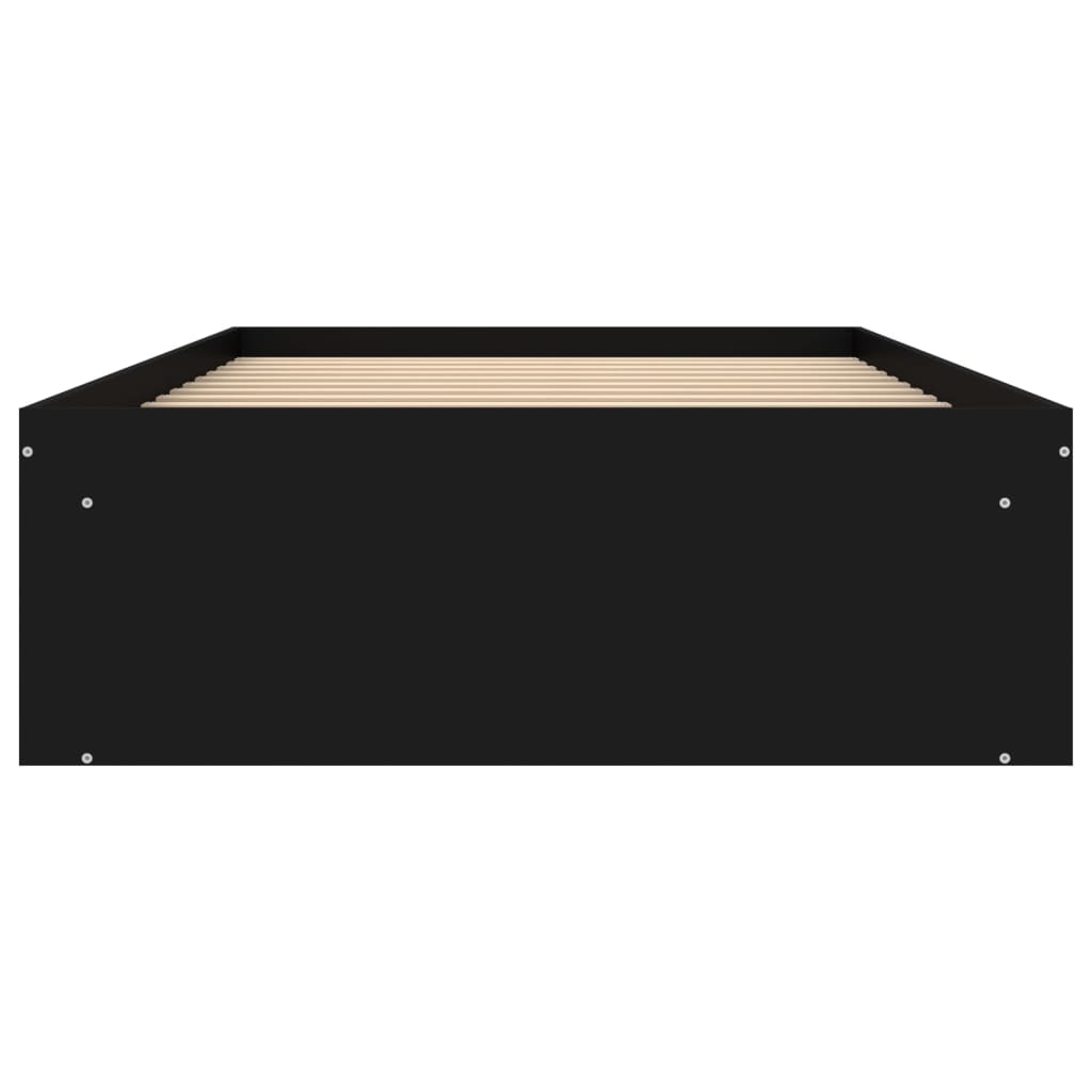 Bedframe zwart 90x200 cm is nu te koop bij PeponiXL, paradijselijk wonen!