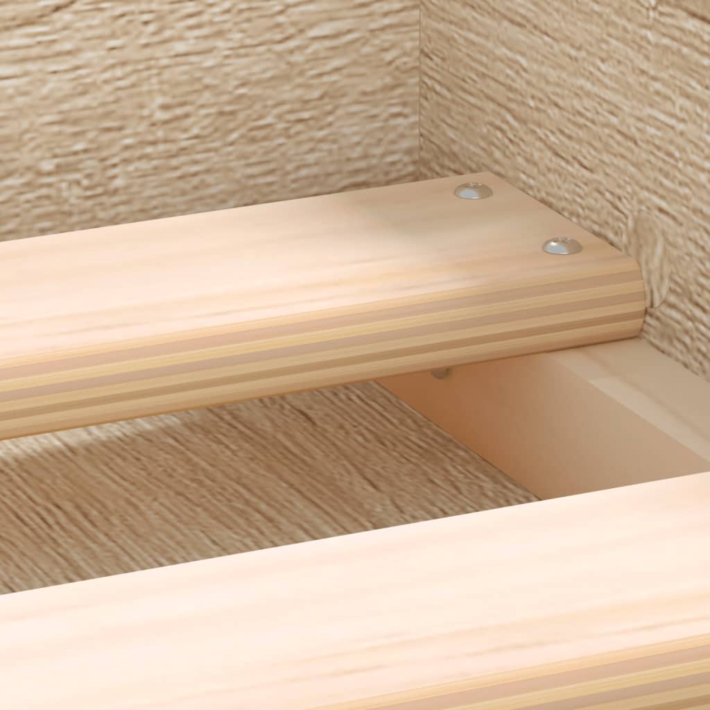 Bedframe sonoma eikenkleurig 90x200 cm is nu te koop bij PeponiXL, paradijselijk wonen!