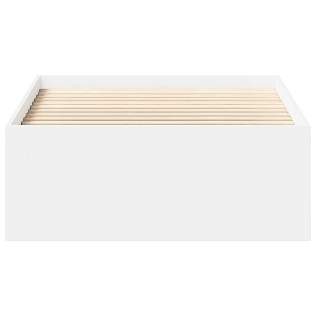 Bedframe wit 100x200 cm is nu te koop bij PeponiXL, paradijselijk wonen!