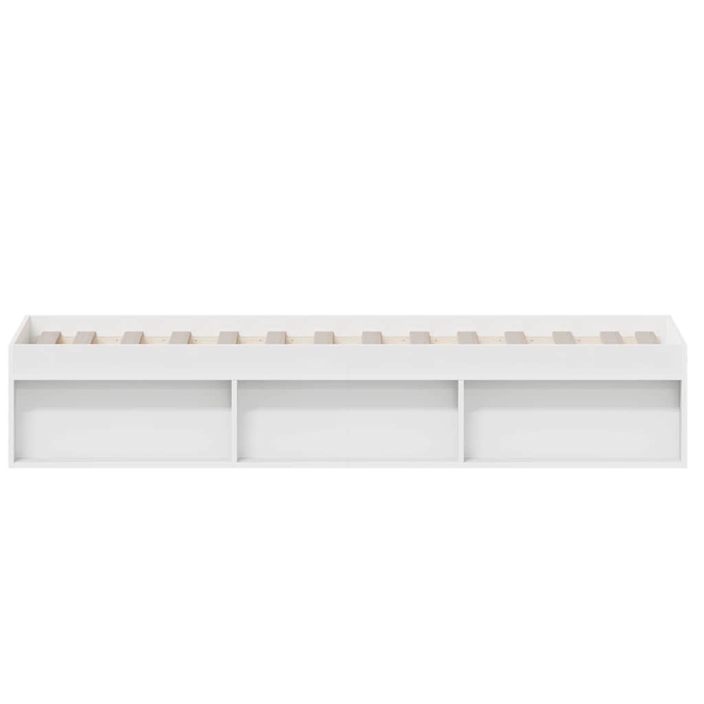 Bedframe wit 100x200 cm is nu te koop bij PeponiXL, paradijselijk wonen!