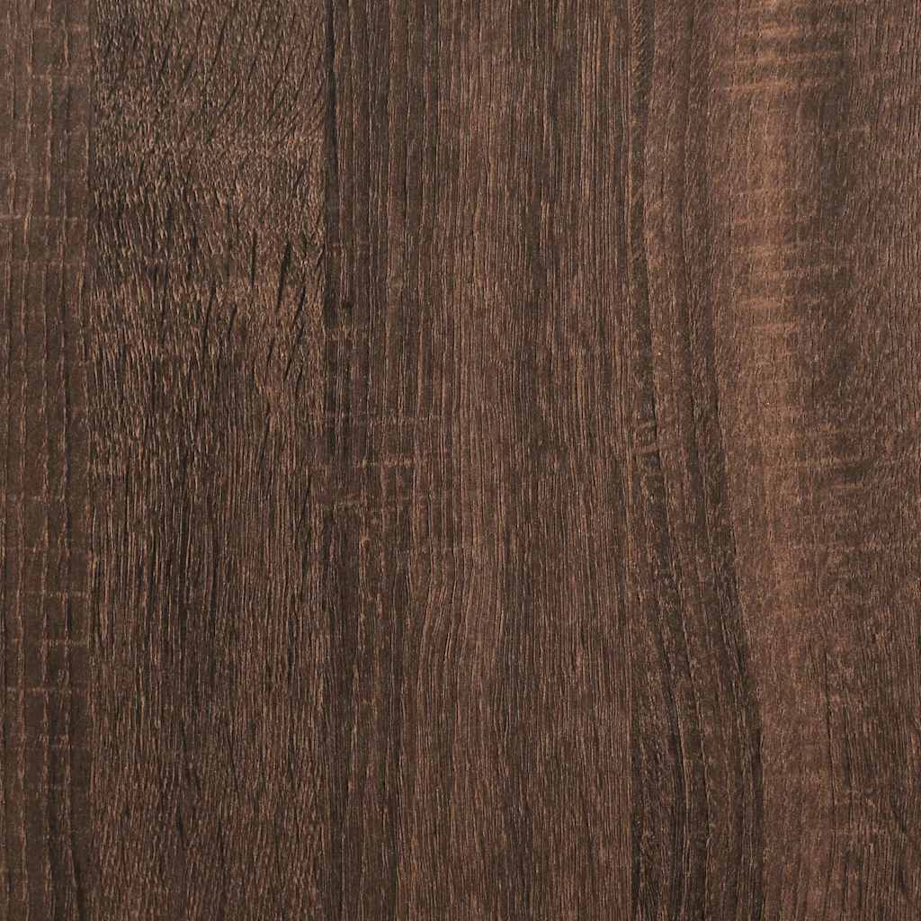 Bedframe bruin eikenkleur 100x200 cm is nu te koop bij PeponiXL, paradijselijk wonen!
