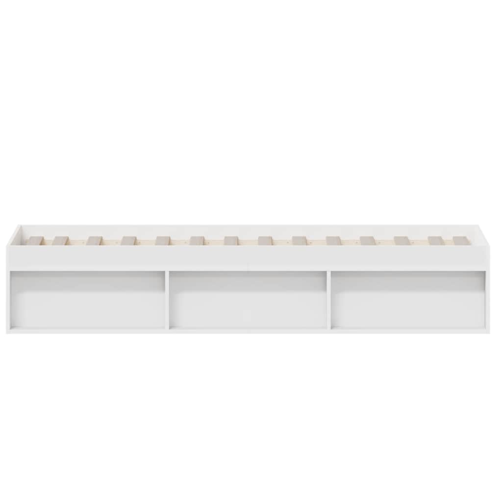 Bedframe wit 90x190 cm is nu te koop bij PeponiXL, paradijselijk wonen!