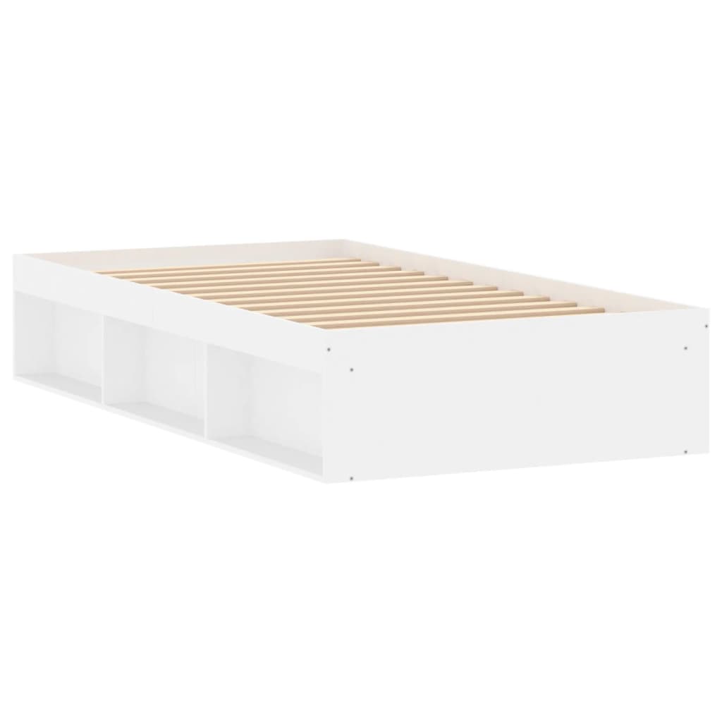 Bedframe wit 90x190 cm is nu te koop bij PeponiXL, paradijselijk wonen!