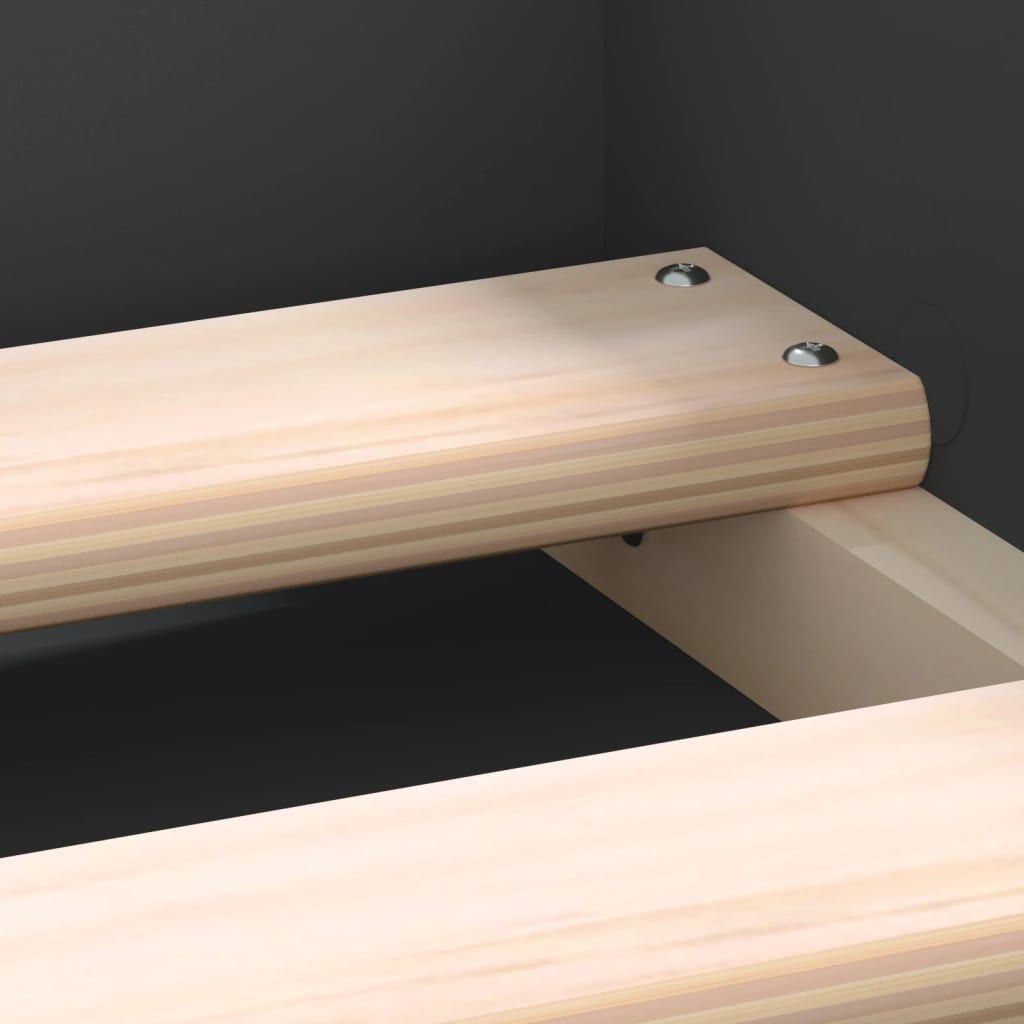 Bedframe zwart 90x190 cm is nu te koop bij PeponiXL, paradijselijk wonen!