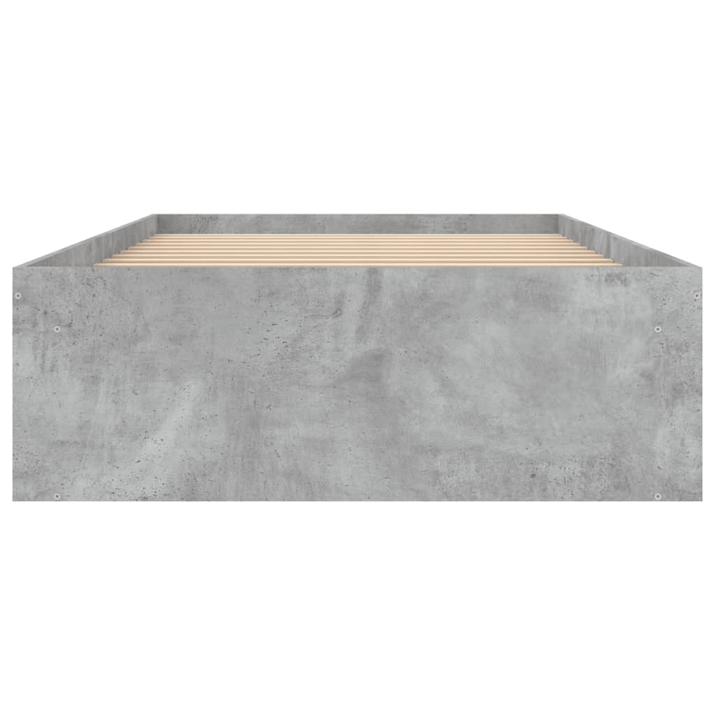 Bedframe betongrijs 90x190 cm is nu te koop bij PeponiXL, paradijselijk wonen!