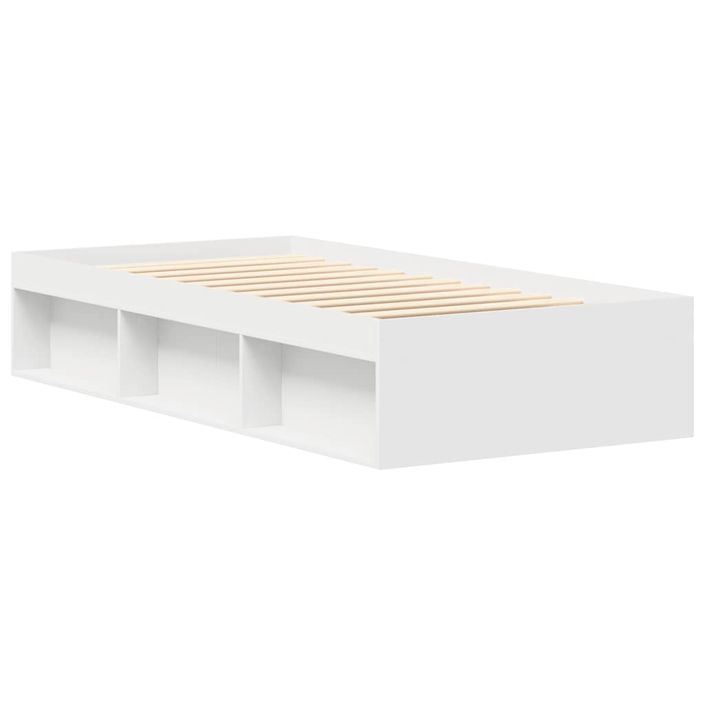 Bedframe wit 75x190 cm is nu te koop bij PeponiXL, paradijselijk wonen!