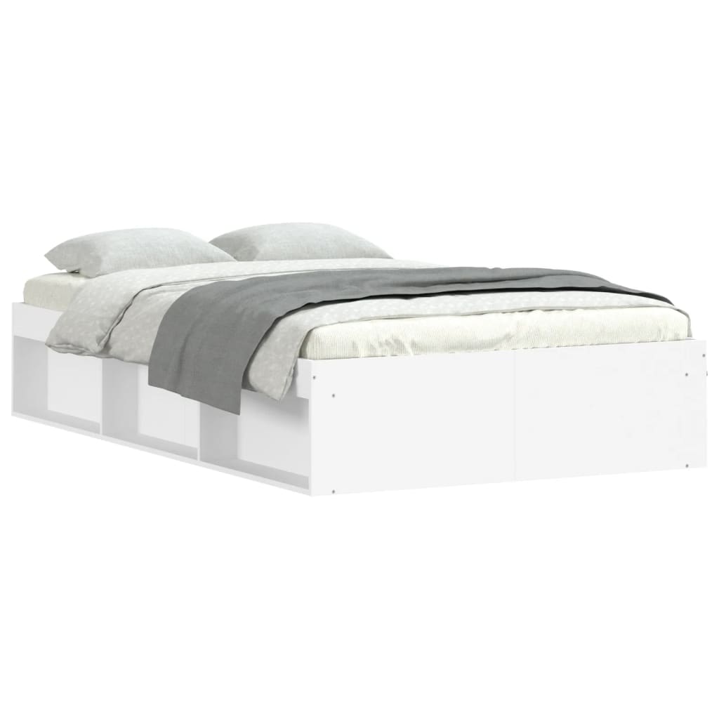Bedframe wit 120x200 cm is nu te koop bij PeponiXL, paradijselijk wonen!