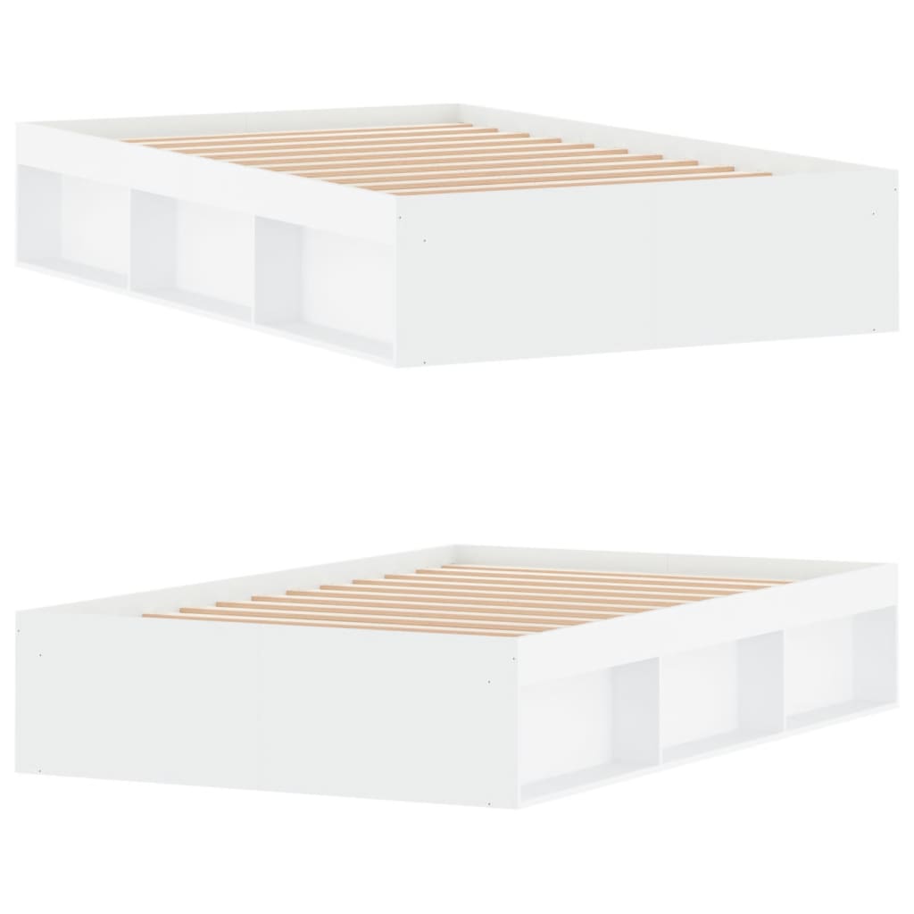Bedframe wit 120x200 cm is nu te koop bij PeponiXL, paradijselijk wonen!