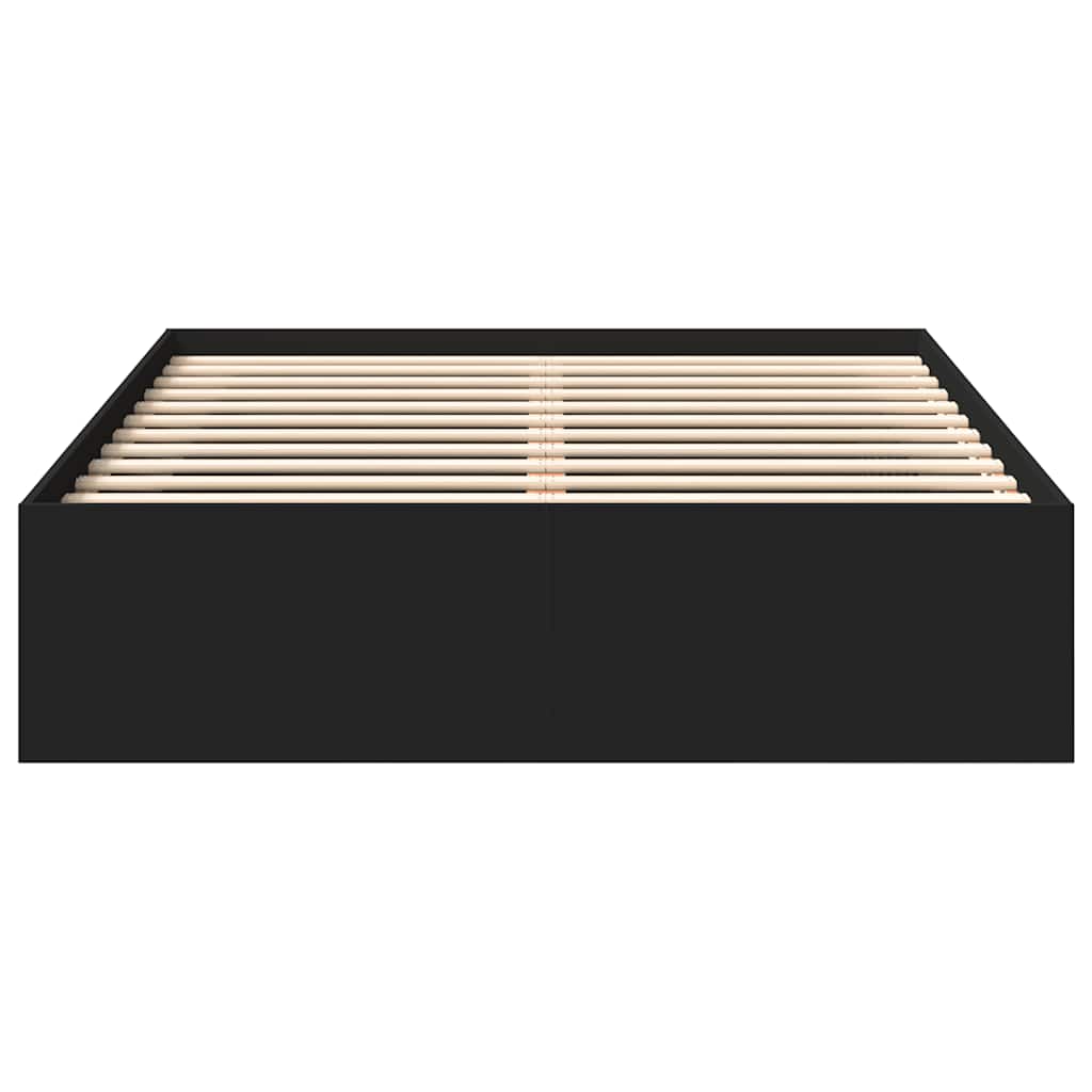 Bedframe zwart 120x200 cm is nu te koop bij PeponiXL, paradijselijk wonen!