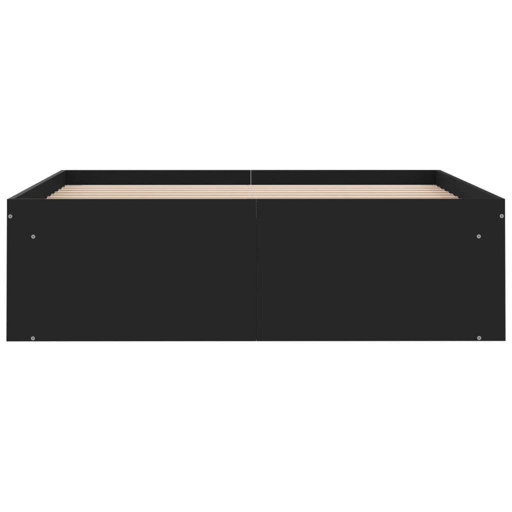 Bedframe zwart 120x200 cm is nu te koop bij PeponiXL, paradijselijk wonen!
