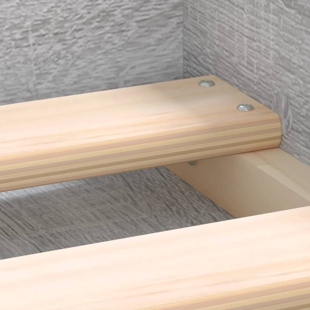 Bedframe grijs sonoma eikenkleurig 120x200 cm is nu te koop bij PeponiXL, paradijselijk wonen!