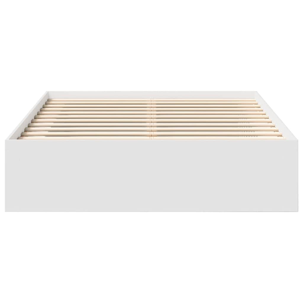 Bedframe wit 140x200 cm is nu te koop bij PeponiXL, paradijselijk wonen!