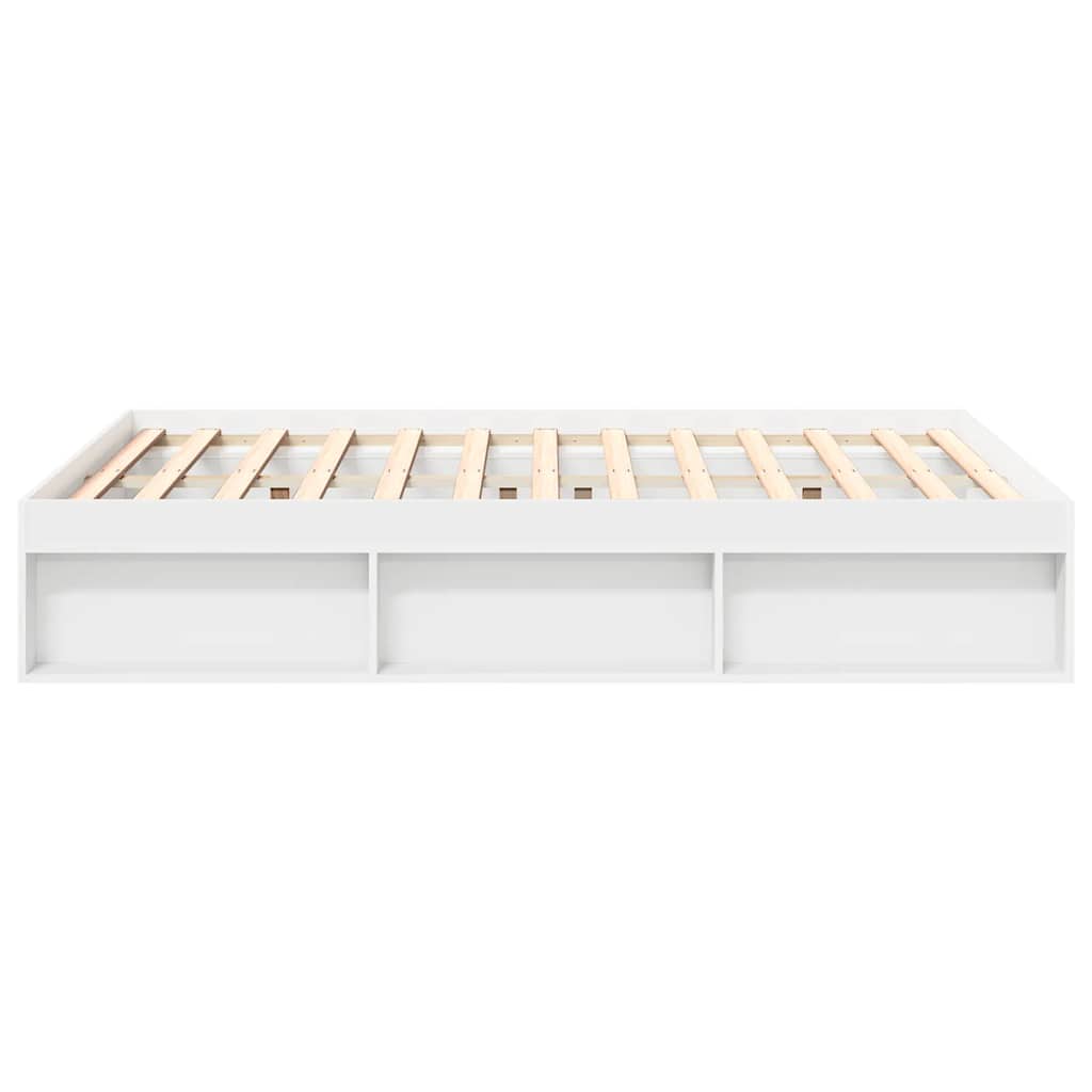 Bedframe wit 140x200 cm is nu te koop bij PeponiXL, paradijselijk wonen!