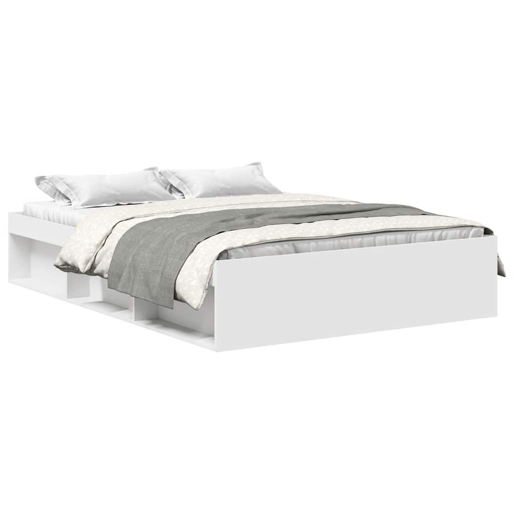Bedframe wit 150x200 cm King Size is nu te koop bij PeponiXL, paradijselijk wonen!