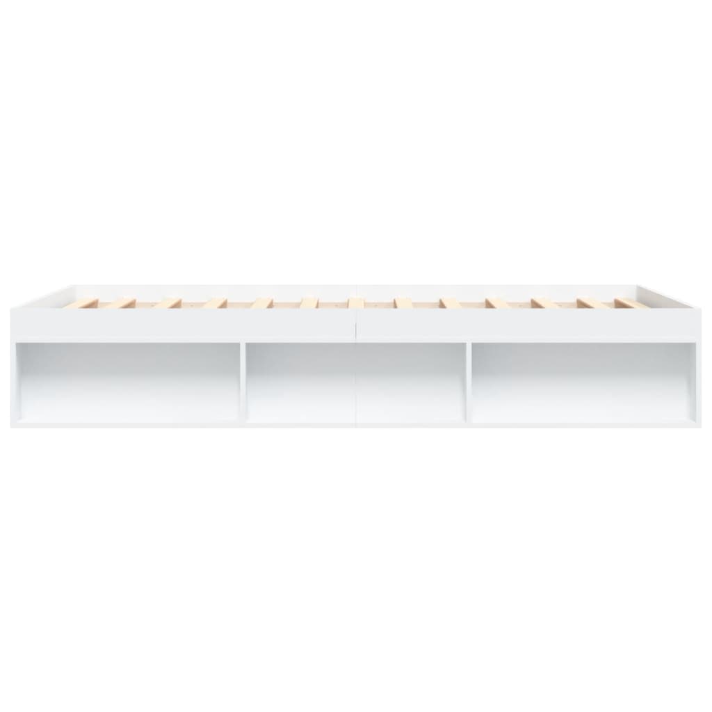 Bedframe wit 150x200 cm King Size is nu te koop bij PeponiXL, paradijselijk wonen!