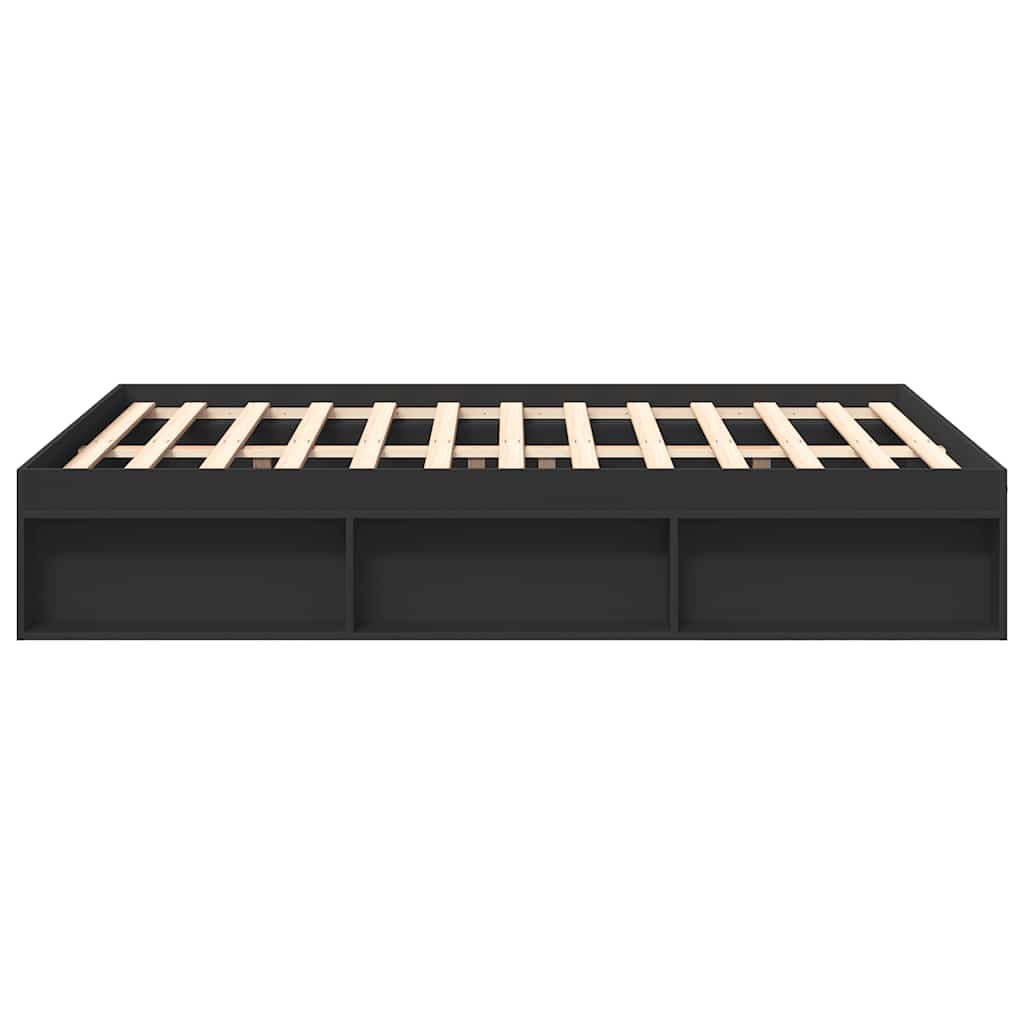 Bedframe zwart 160x200 cm is nu te koop bij PeponiXL, paradijselijk wonen!