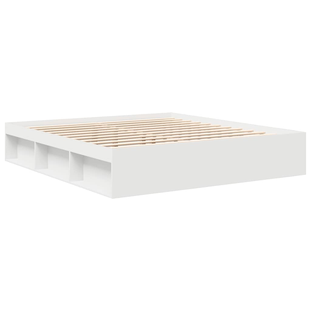 Bedframe wit 180x200 cm Super King Size is nu te koop bij PeponiXL, paradijselijk wonen!