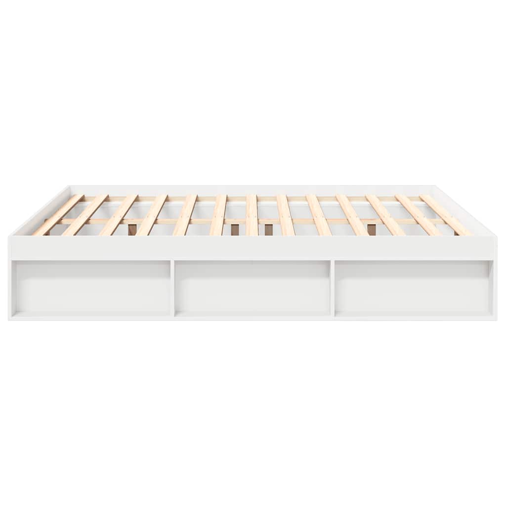 Bedframe wit 180x200 cm Super King Size is nu te koop bij PeponiXL, paradijselijk wonen!