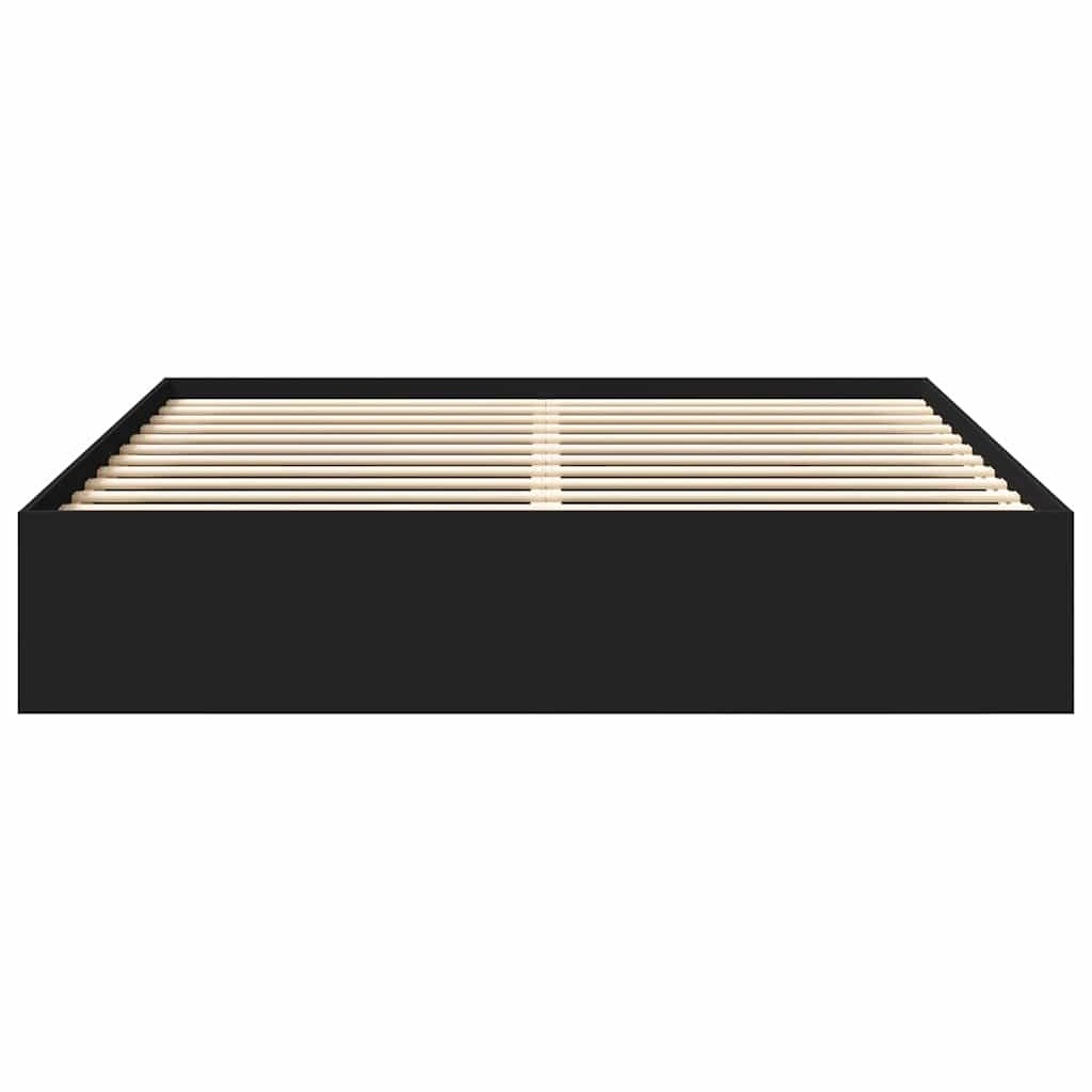 Bedframe zwart 200x200 cm is nu te koop bij PeponiXL, paradijselijk wonen!