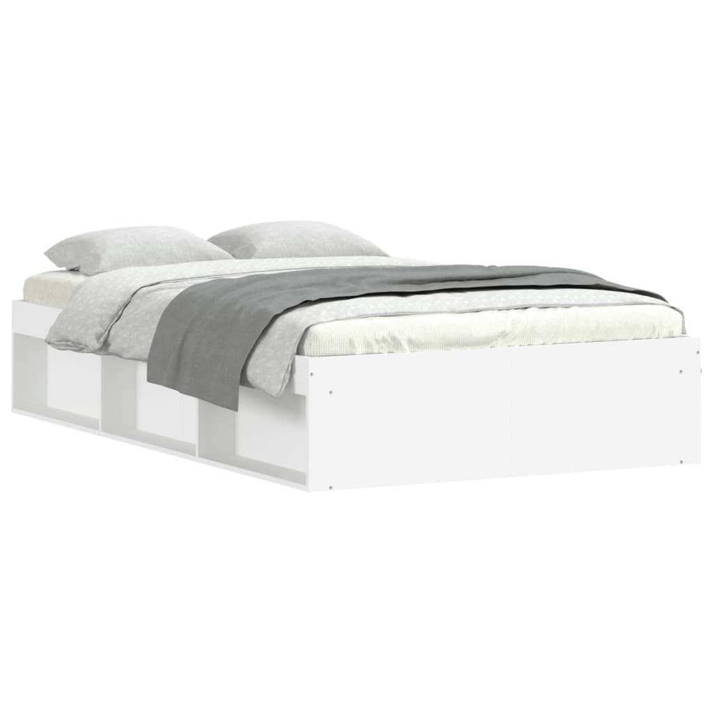 Bedframe wit 120x190 cm is nu te koop bij PeponiXL, paradijselijk wonen!