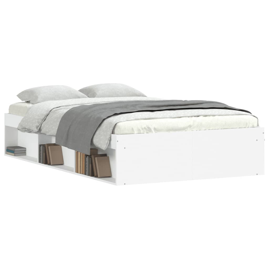 Bedframe wit 120x190 cm is nu te koop bij PeponiXL, paradijselijk wonen!