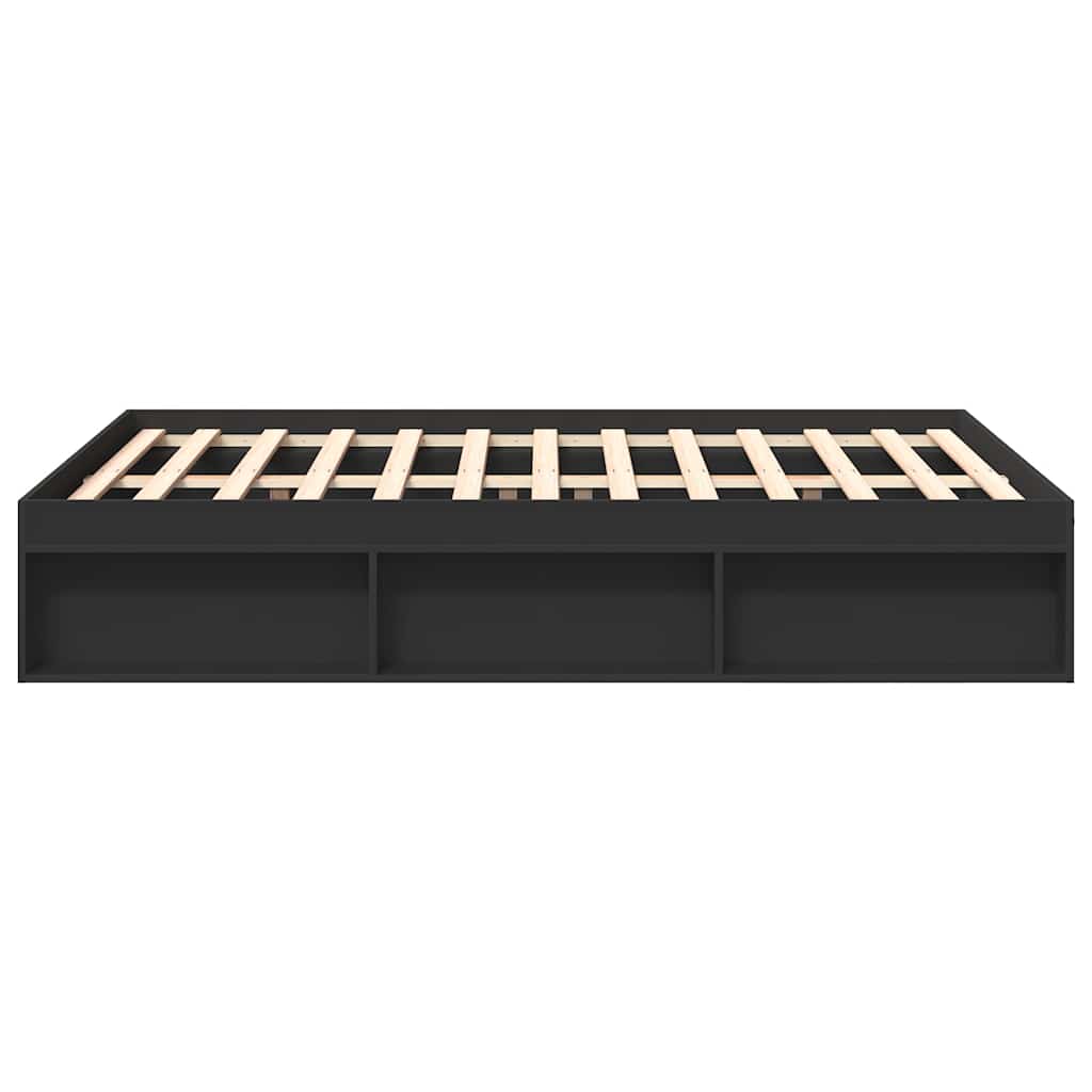 Bedframe zwart 120x190 cm is nu te koop bij PeponiXL, paradijselijk wonen!