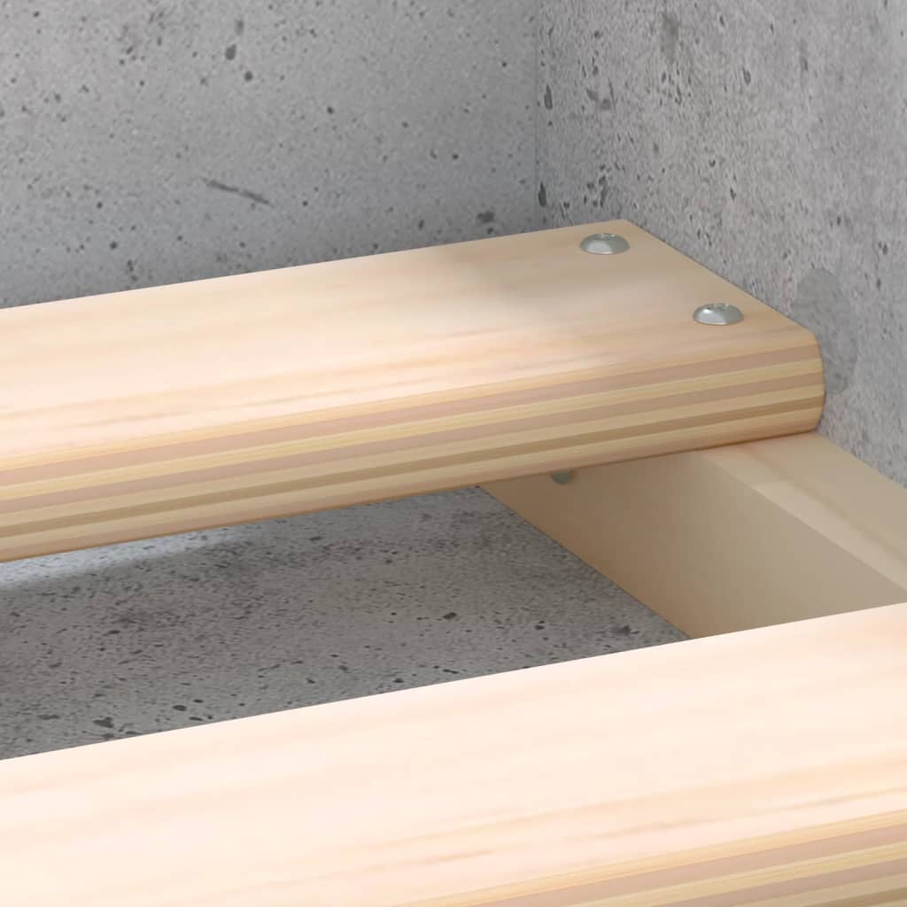 Bedframe betongrijs 120x190 cm is nu te koop bij PeponiXL, paradijselijk wonen!