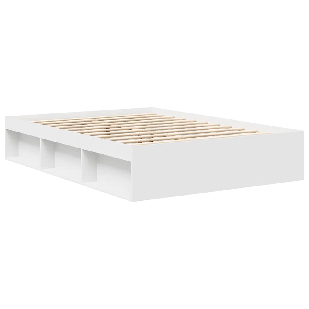 Bedframe wit 140x190 cm is nu te koop bij PeponiXL, paradijselijk wonen!