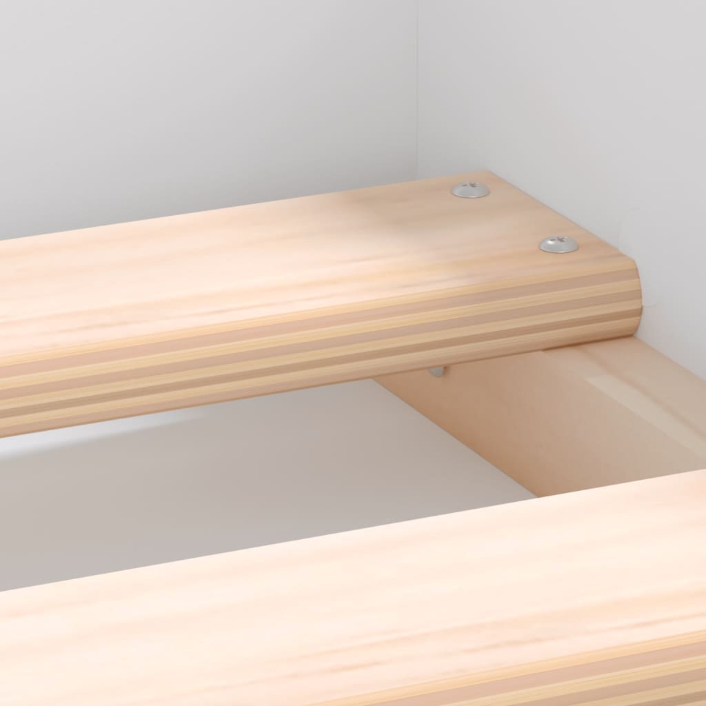 Bedframe wit 140x190 cm is nu te koop bij PeponiXL, paradijselijk wonen!