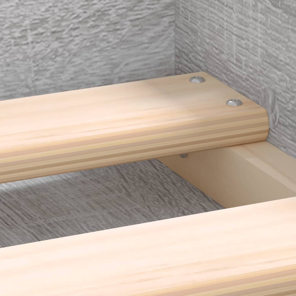 Bedframe grijs sonoma eikenkleurig 140x190 cm is nu te koop bij PeponiXL, paradijselijk wonen!