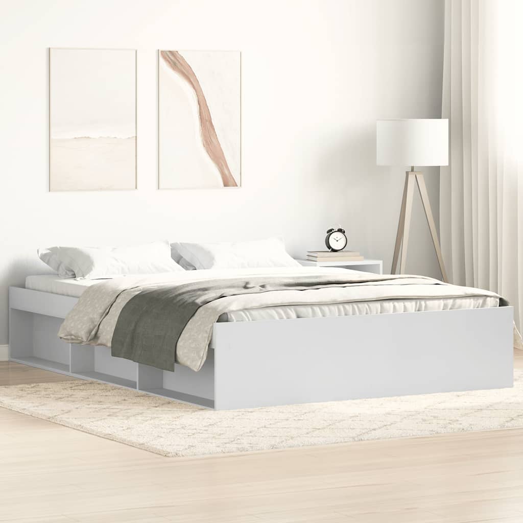Bedframe wit 135x190 cm Double
