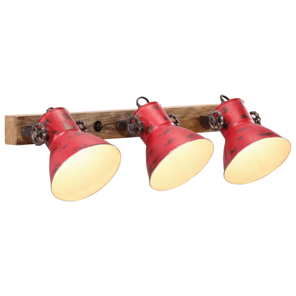 Wandlamp 25 W E27 65x25 cm verweerd rood is nu te koop bij PeponiXL, paradijselijk wonen!