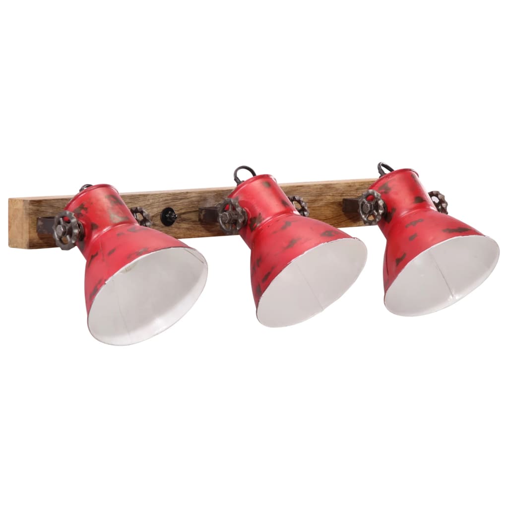 Wandlamp 25 W E27 65x25 cm verweerd rood is nu te koop bij PeponiXL, paradijselijk wonen!