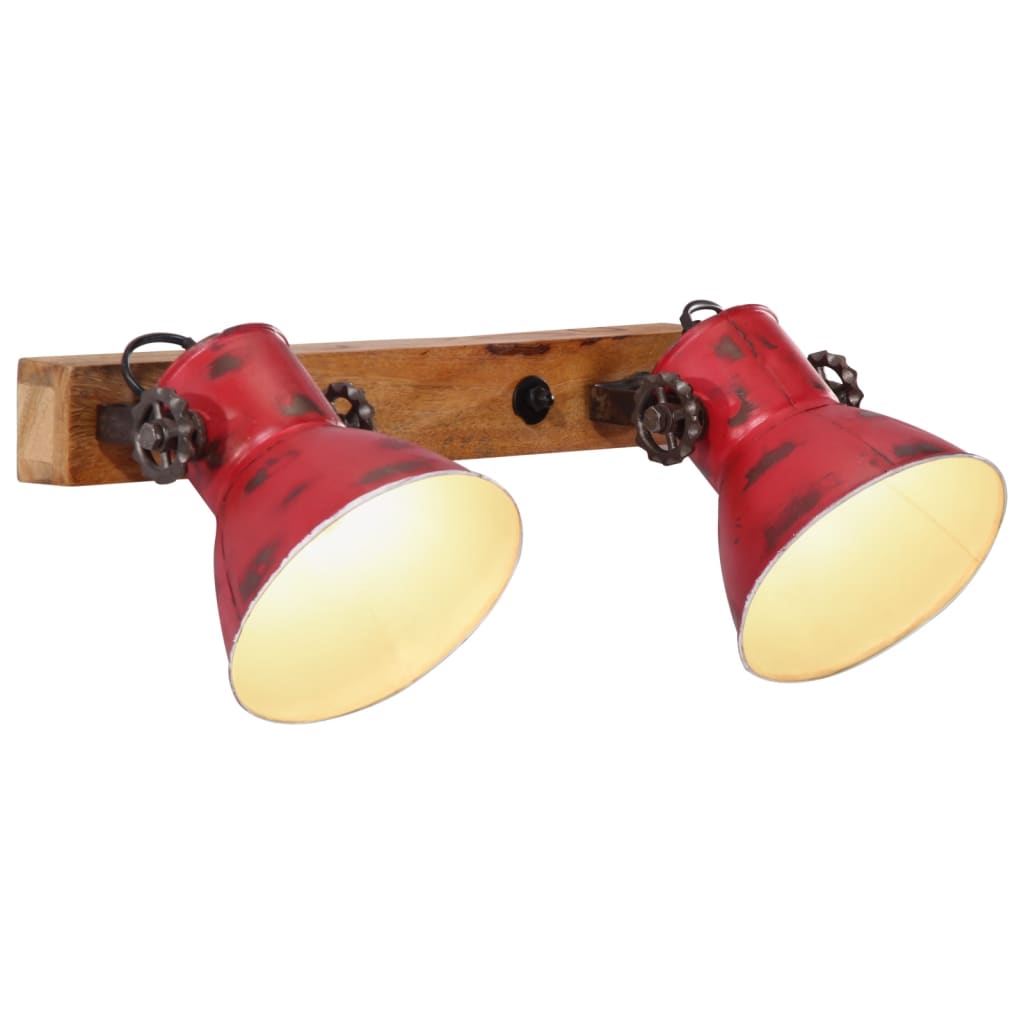 Wandlamp 25 W E27 45x25 cm verweerd rood is nu te koop bij PeponiXL, paradijselijk wonen!