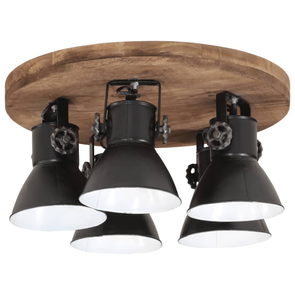 Plafondlamp 25 W E27 50x50x25 cm zwart is nu te koop bij PeponiXL, paradijselijk wonen!