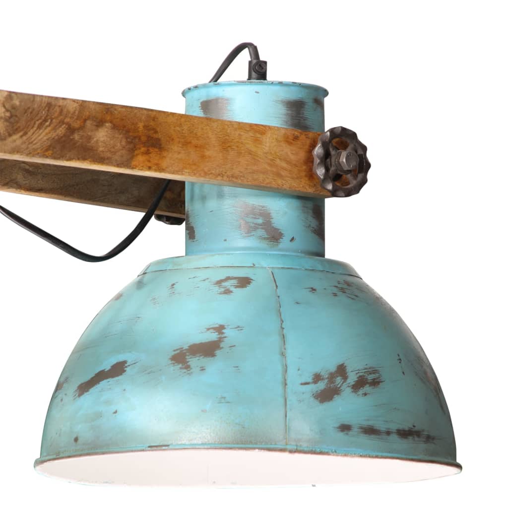 Hanglamp 25 W E27 85x28x109 cm verweerd blauw is nu te koop bij PeponiXL, paradijselijk wonen!