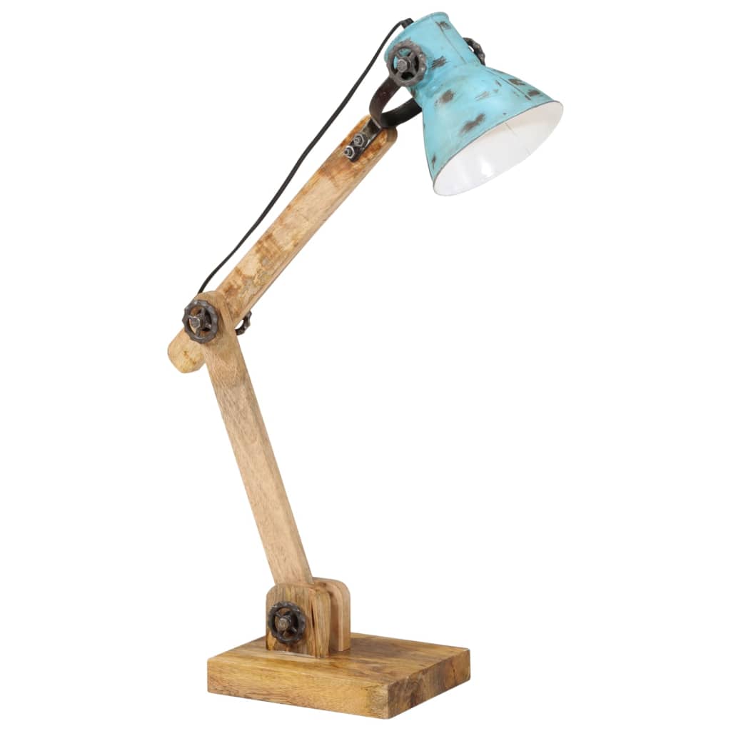 Bureaulamp 25 W E27 23x18x96 cm verweerd blauw is nu te koop bij PeponiXL, paradijselijk wonen!