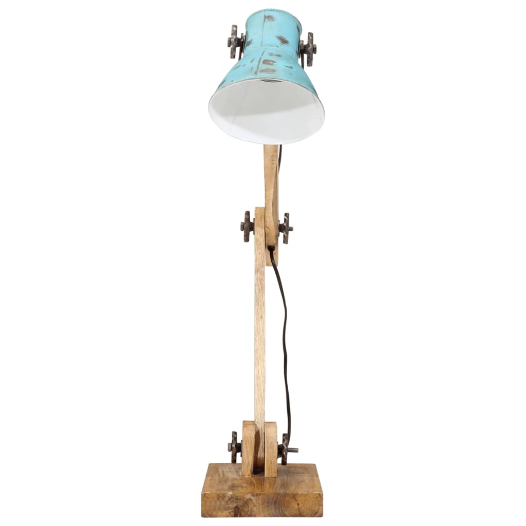 Bureaulamp 25 W E27 23x18x96 cm verweerd blauw is nu te koop bij PeponiXL, paradijselijk wonen!