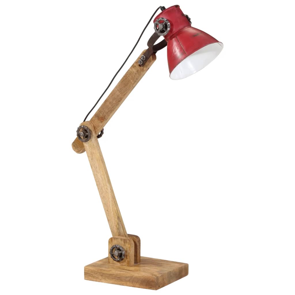Bureaulamp 25 W E27 23x18x96 cm verweerd rood is nu te koop bij PeponiXL, paradijselijk wonen!