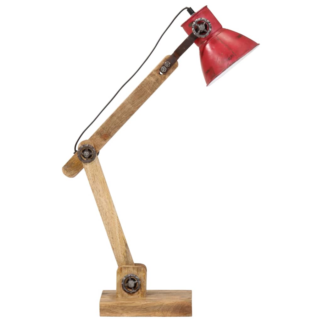 Bureaulamp 25 W E27 23x18x96 cm verweerd rood is nu te koop bij PeponiXL, paradijselijk wonen!