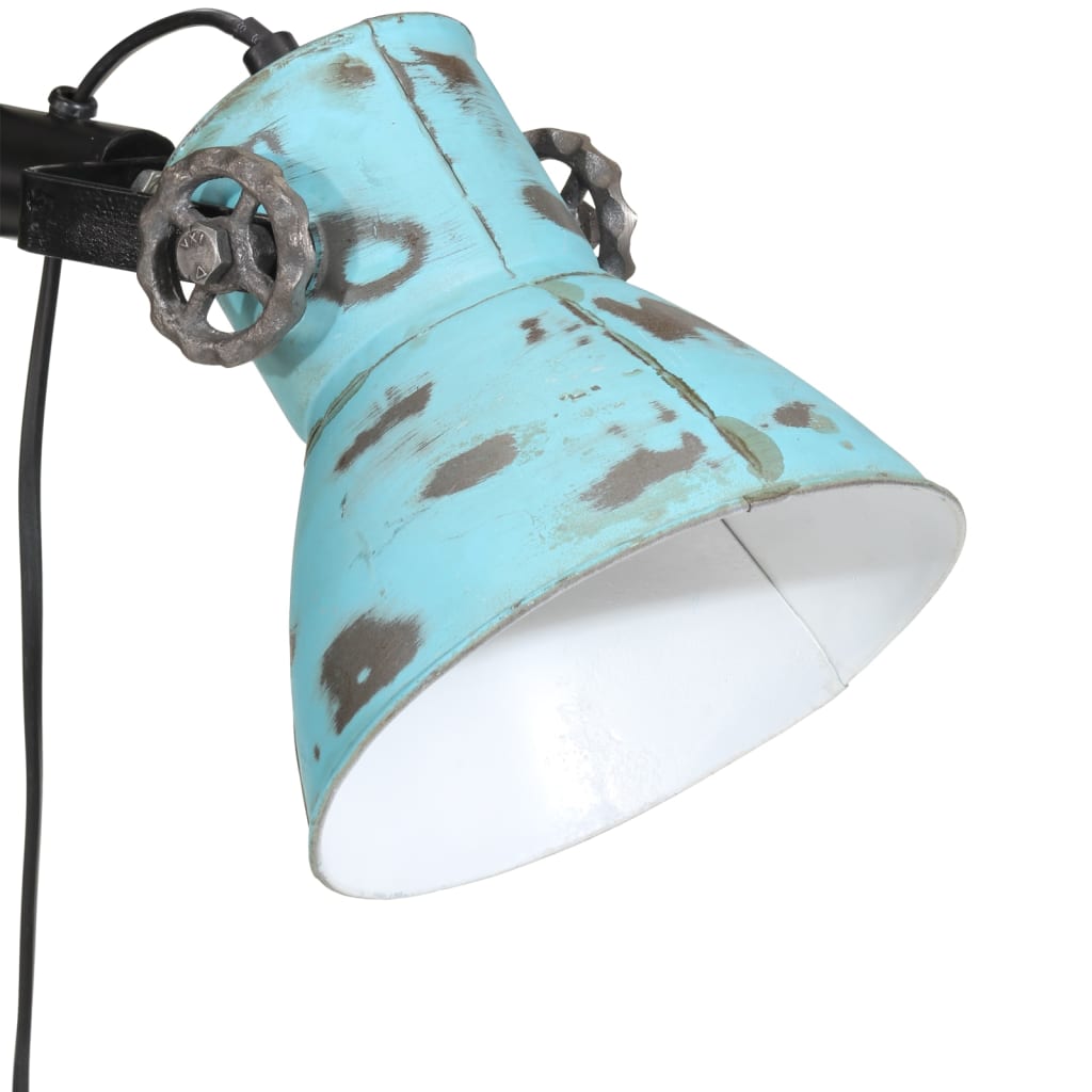 Vloerlamp 25 W E27 25x25x90/140 cm verweerd blauw is nu te koop bij PeponiXL, paradijselijk wonen!