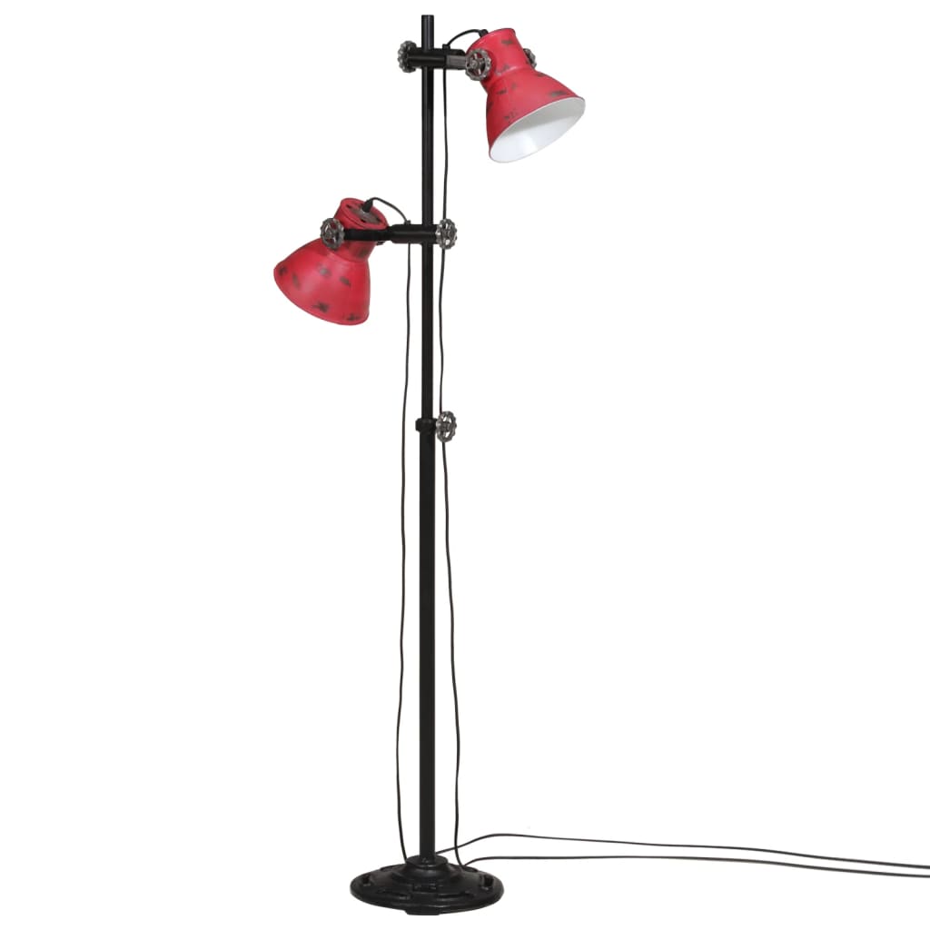 Vloerlamp 25 W E27 25x25x90/140 cm verweerd rood is nu te koop bij PeponiXL, paradijselijk wonen!