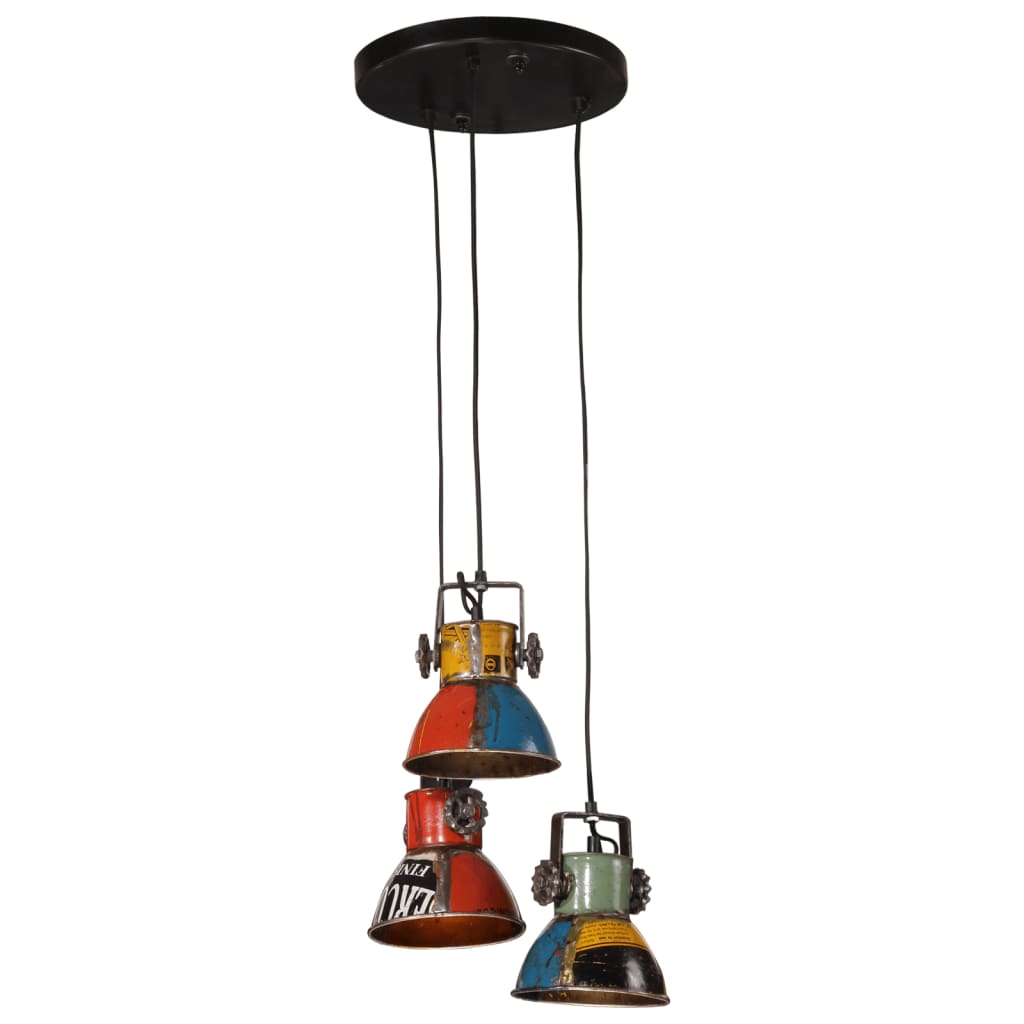 Hanglamp 25 W E27 30x30x100 cm meerkleurig is nu te koop bij PeponiXL, paradijselijk wonen!