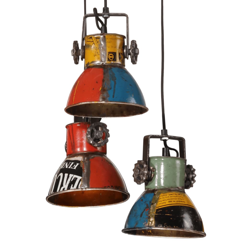 Hanglamp 25 W E27 30x30x100 cm meerkleurig is nu te koop bij PeponiXL, paradijselijk wonen!