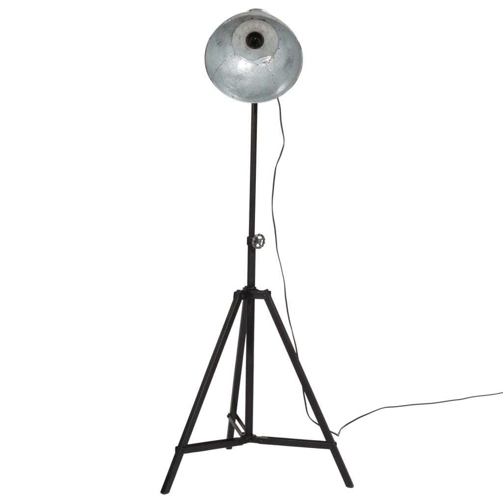 Vloerlamp 25 W E27 61x61x90/150 cm vintage zilverkleurig is nu te koop bij PeponiXL, paradijselijk wonen!