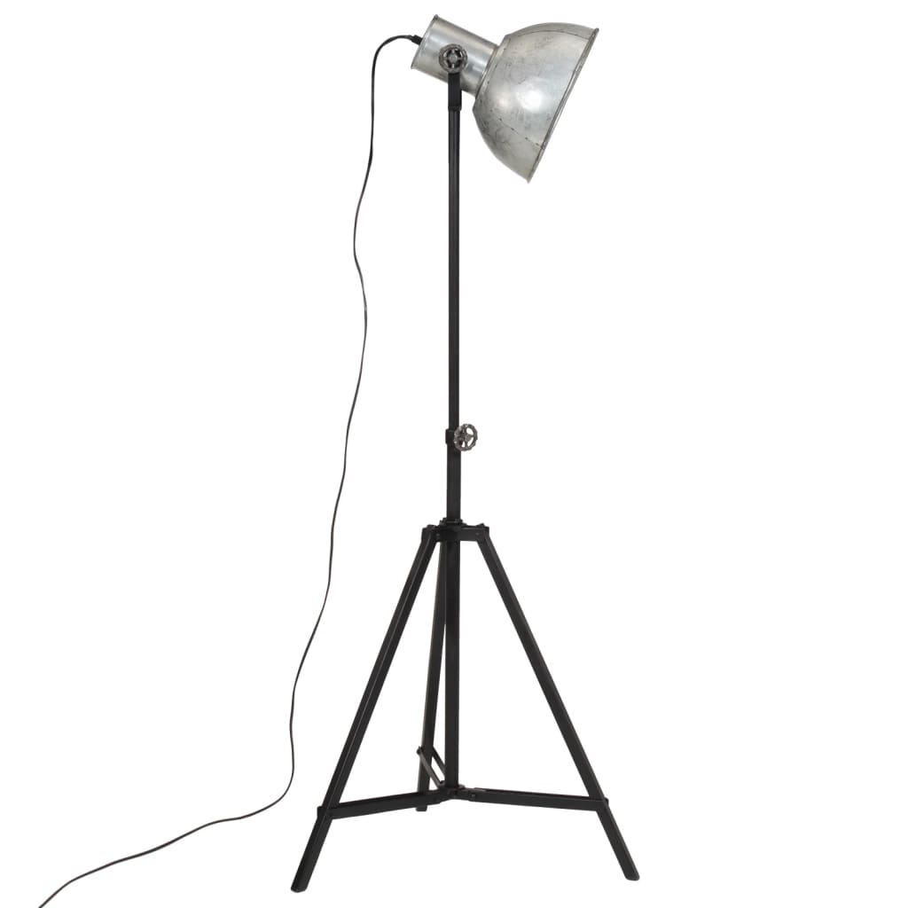 Vloerlamp 25 W E27 61x61x90/150 cm vintage zilverkleurig is nu te koop bij PeponiXL, paradijselijk wonen!