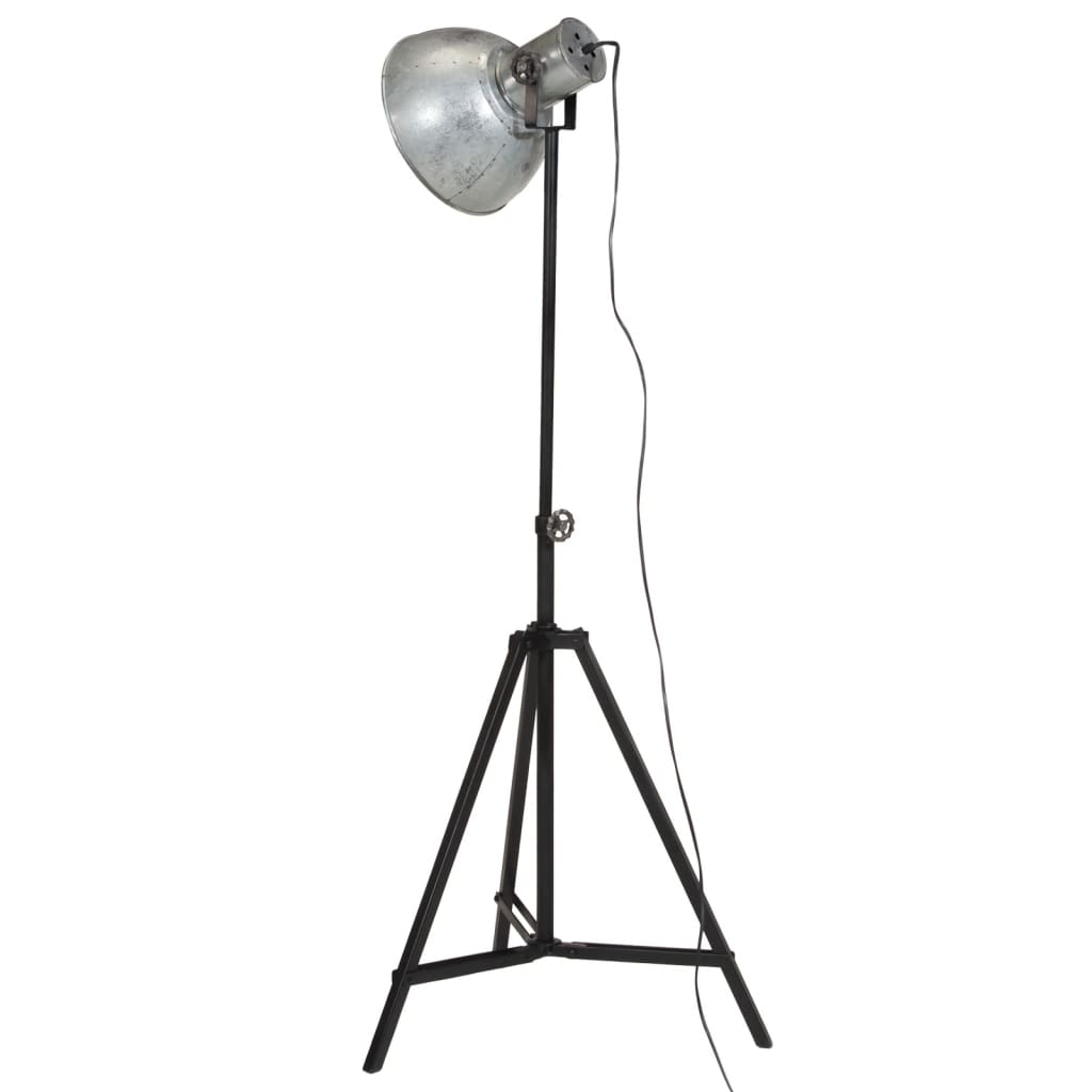 Vloerlamp 25 W E27 61x61x90/150 cm vintage zilverkleurig is nu te koop bij PeponiXL, paradijselijk wonen!