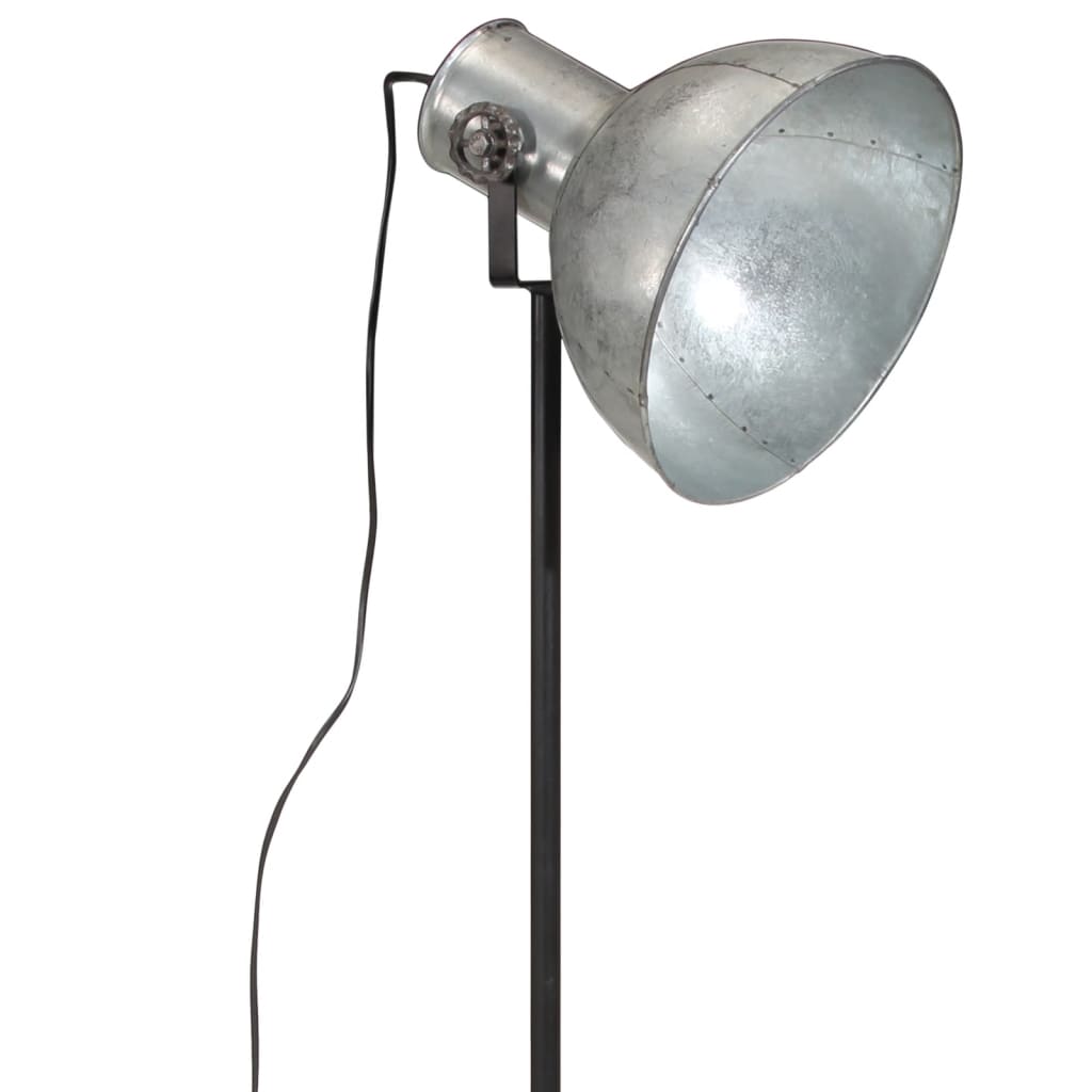 Vloerlamp 25 W E27 61x61x90/150 cm vintage zilverkleurig is nu te koop bij PeponiXL, paradijselijk wonen!