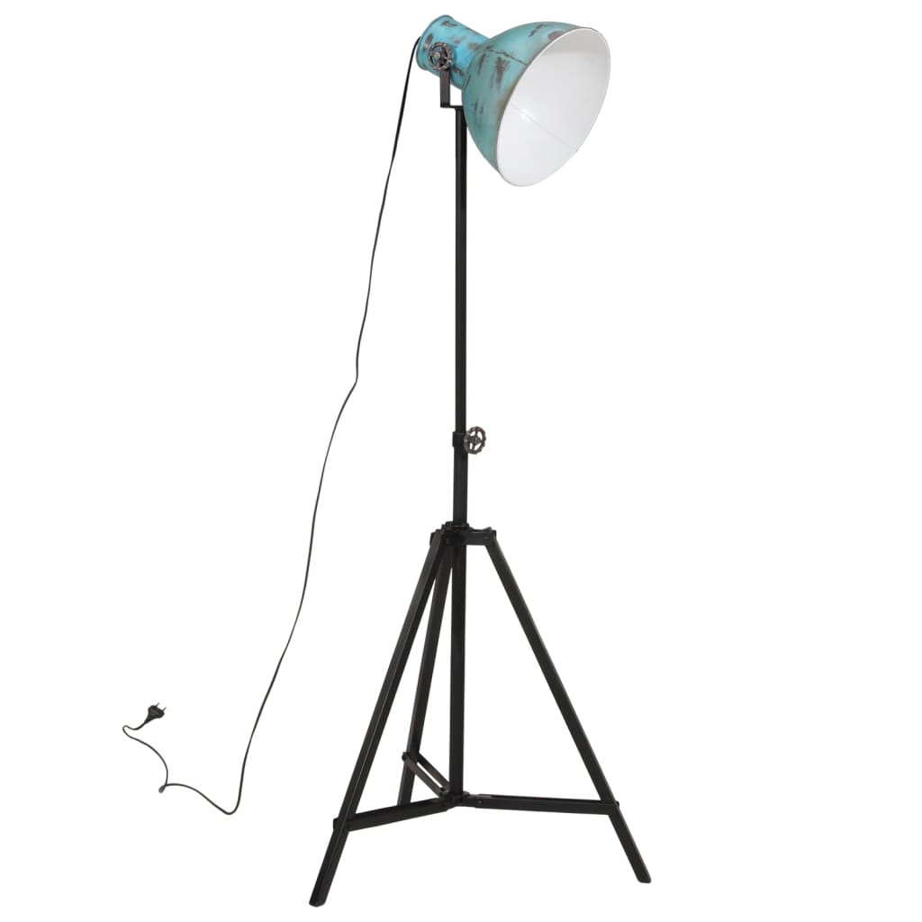 Vloerlamp 25 W E27 61x61x90/150 cm verweerd blauw is nu te koop bij PeponiXL, paradijselijk wonen!